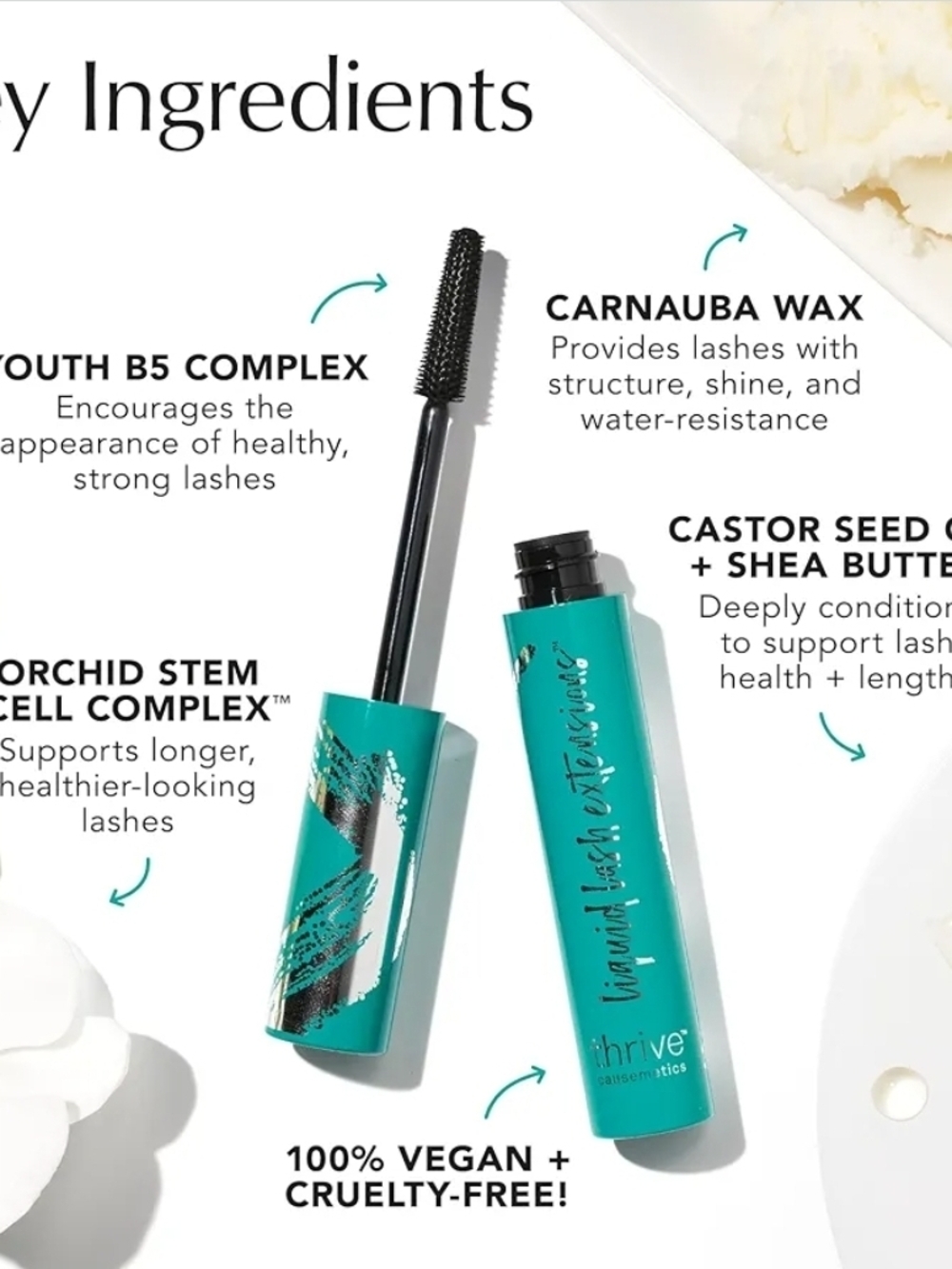 (2 Boxes) Thrive Causemetics Liquid Lash Extensions Mascara - Brynn (Rich Black) - Picture 5 of 10